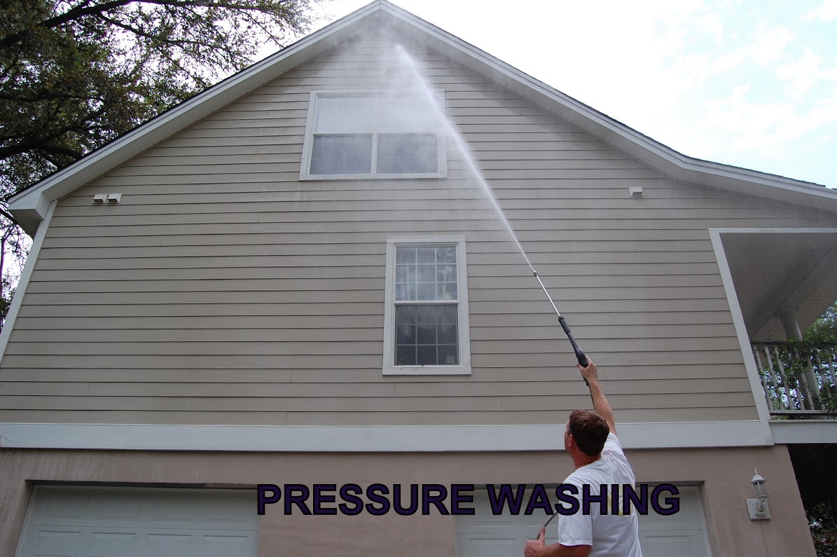 Pressure washing